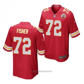 Maglia NFL Game Kansas City Chiefs Eric Fisher Rosso