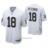Maglia NFL Game Las Vegas Raiders Nathan Peterman Bianco