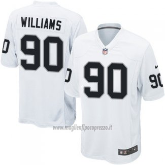 Maglia NFL Game Las Vegas Raiders Williams Bianco