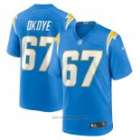 Maglia NFL Game Los Angeles Chargers Cj Okoye Blu