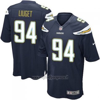 Maglia NFL Game Los Angeles Chargers Liuget Blu2