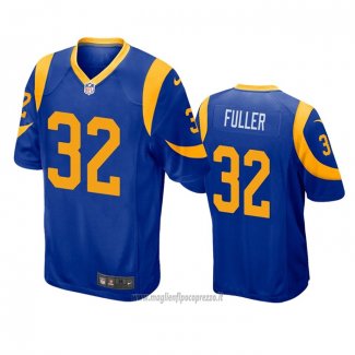 Maglia NFL Game Los Angeles Rams 32 Jordan Fuller Blu