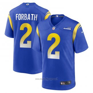 Maglia NFL Game Los Angeles Rams Kai Forbath Blu