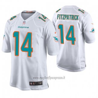 Maglia NFL Game Miami Dolphins Ryan Fitzpatrick Bianco