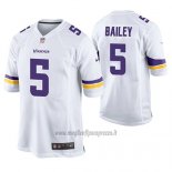Maglia NFL Game Minnesota Vikings Dan Bailey Bianco