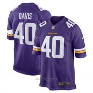 Maglia NFL Game Minnesota Vikings Todd Davis Viola