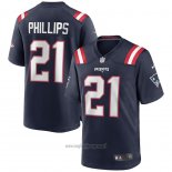 Maglia NFL Game New England Patriots Adrian Phillips Blu