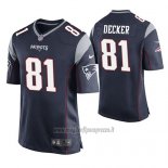 Maglia NFL Game New England Patriots Eric Decker Blu