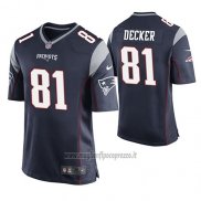 Maglia NFL Game New England Patriots Eric Decker Blu