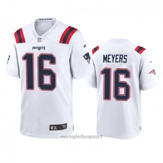 Maglia NFL Game New England Patriots Jakobi Meyers 2020 Bianco