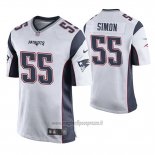 Maglia NFL Game New England Patriots John Simon Bianco