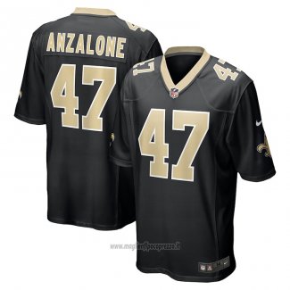 Maglia NFL Game New Orleans Saints Alex Anzalone Nero