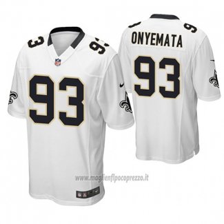 Maglia NFL Game New Orleans Saints David Onyemata Bianco