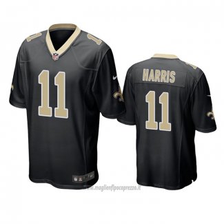 Maglia NFL Game New Orleans Saints Deonte Harris Nero