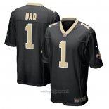 Maglia NFL Game New Orleans Saints Number 1 Dad Nero