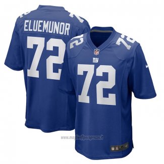 Maglia NFL Game New York Giants Jermaine Eluemunor Blu