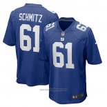 Maglia NFL Game New York Giants John Michael Schmitz Blu