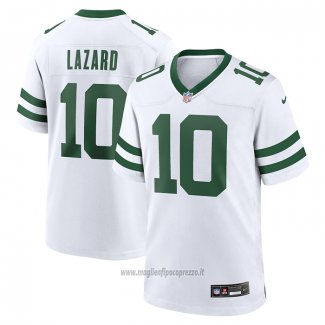 Maglia NFL Game New York Jets Allen Lazard Bianco