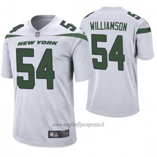 Maglia NFL Game New York Jets Avery Williamson Bianco 60 Anniversario