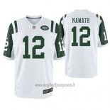 Maglia NFL Game New York Jets Joe Namath Bianco