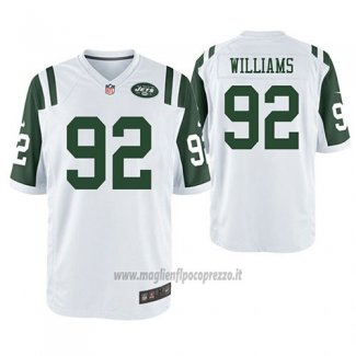 Maglia NFL Game New York Jets Leonard Williams Bianco