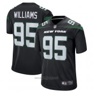 Maglia NFL Game New York Jets Quinnen Williams Alternato Nero