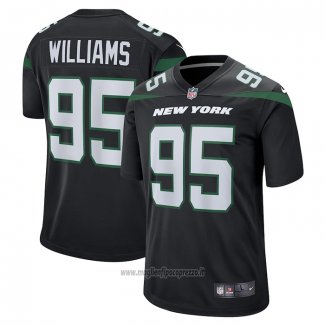 Maglia NFL Game New York Jets Quinnen Williams Alternato Nero