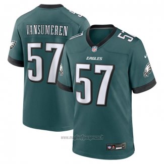 Maglia NFL Game Philadelphia Eagles Ben Vansumeren Verde