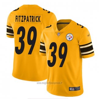 Maglia NFL Game Pittsburgh Steelers 39 Minkah Fitzpatrick Giallo