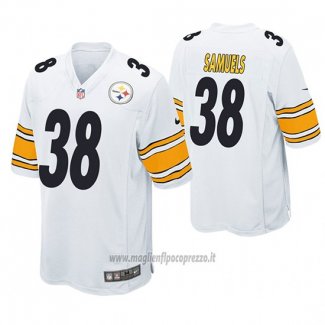 Maglia NFL Game Pittsburgh Steelers Jaylen Samuels Bianco