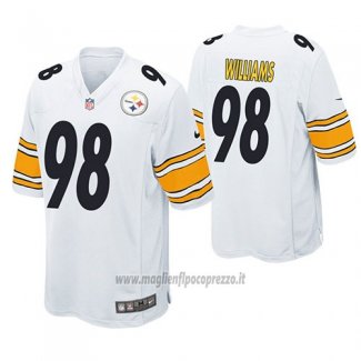 Maglia NFL Game Pittsburgh Steelers Vince Williams Bianco