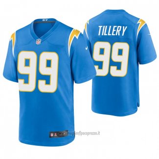 Maglia NFL Game San Diego Chargers Jerry Tillery 2020 Blu