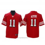 Maglia NFL Game San Francisco 49ers Brandon Aiyuk Rosso