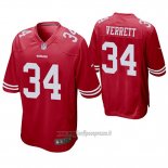 Maglia NFL Game San Francisco 49ers Jason Verrett Rosso