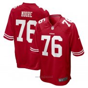 Maglia NFL Game San Francisco 49ers Jaylon Moore Rosso