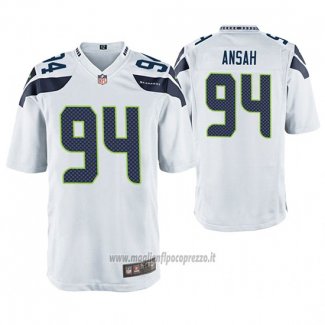Maglia NFL Game Seattle Seahawks Ezekiel Ansah Bianco
