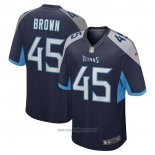 Maglia NFL Game Tennessee Titans Kyron Marrone Home Blu