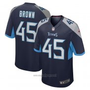 Maglia NFL Game Tennessee Titans Kyron Marrone Home Blu