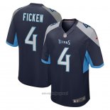 Maglia NFL Game Tennessee Titans Sam Ficken Blu