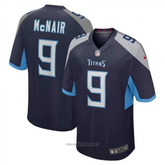 Maglia NFL Game Tennessee Titans Steve Mcnair Retired Blu