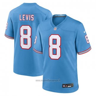 Maglia NFL Game Tennessee Titans Will Levis Throwback Blu