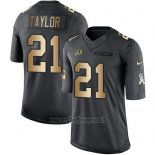 Maglia NFL Gold Anthracite Washington Commanders Taylor Salute To Service 2016 Nero