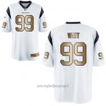 Maglia NFL Gold Game Houston Texans Watt Bianco