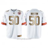 Maglia NFL Gold Game Kansas City Chiefs Houston Bianco