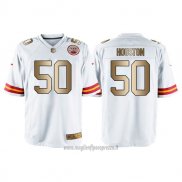Maglia NFL Gold Game Kansas City Chiefs Houston Bianco