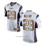 Maglia NFL Gold Game New England Patriots Blount Bianco