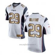 Maglia NFL Gold Game New England Patriots Blount Bianco