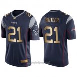 Maglia NFL Gold Game New England Patriots Butler Profundo Blu