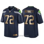 Maglia NFL Gold Game Seattle Seahawks Bennett Profundo Blu
