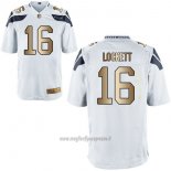 Maglia NFL Gold Game Seattle Seahawks Lockett Bianco